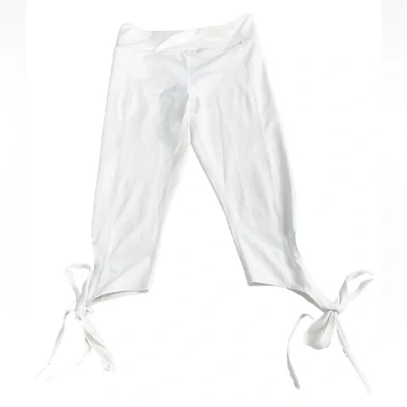 Flexi Lexi White Wrap-Tie Yoga Leggings – Women’s M - Picture 6 of 14